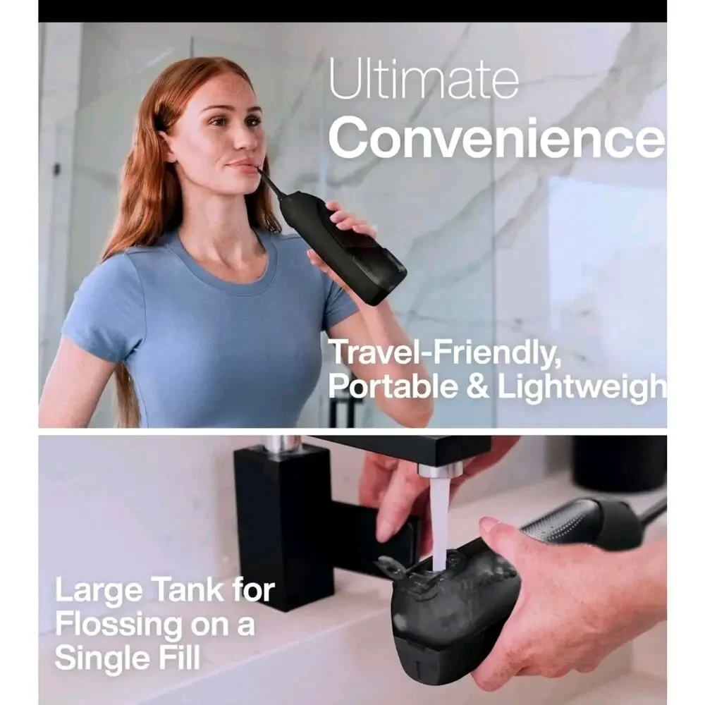 AquaSonic ICON Electric Toothbrush & Water Flosser Bundle - Travel case, chargin